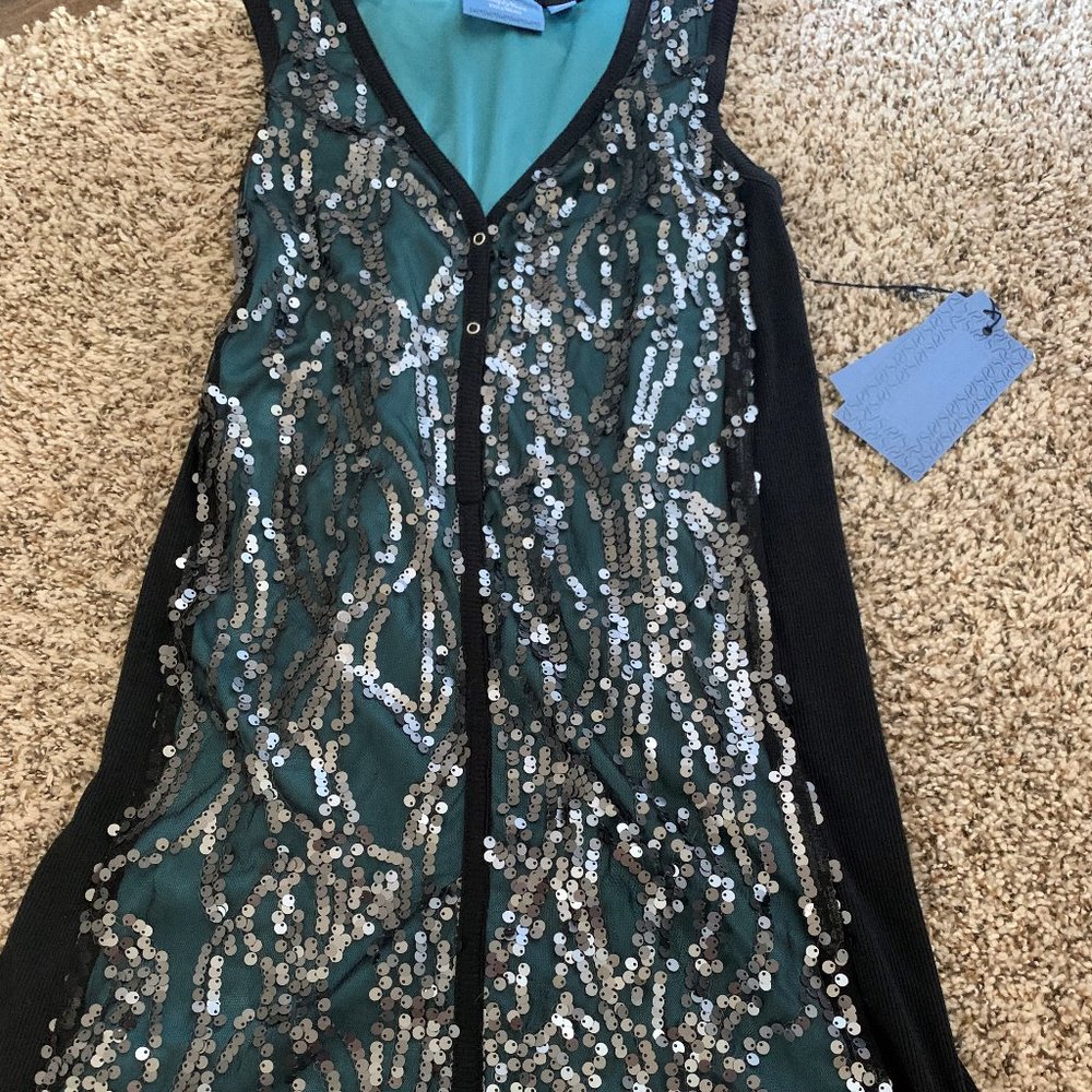 Blue and Black dress